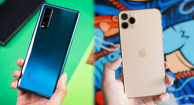 Camera sau của Find X2 Pro và iPhone 11 Pro Max