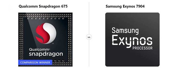 So sánh chip xử lý Exynos 7904 và Snapdragon 675