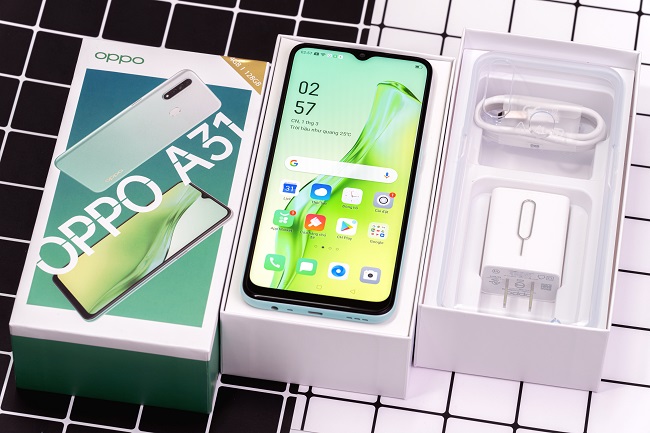 Thiết kế trẻ trung là 1 trong những tính năng hấp dẫn trên OPPO A31
