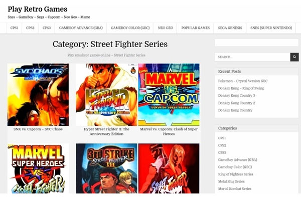 Website Play Retro Games miễn phí được các game thủ đánh giá tốt nhất hiện nay 