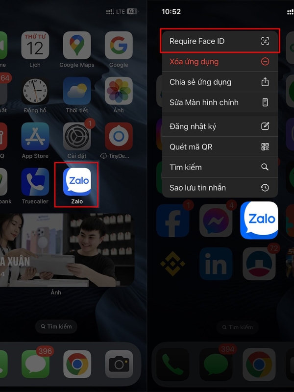 cách khoá ứng dụng trên iphone