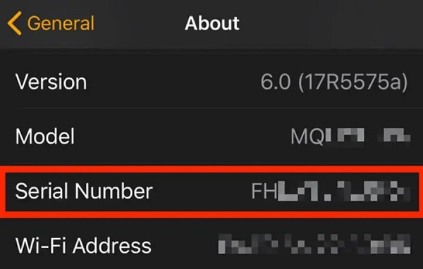 Kiểm tra từ ứng dụng trên iPhone