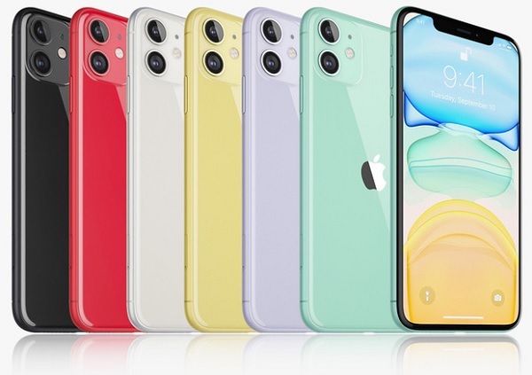 Sự đa dạng về màu sắc của iPhone 11