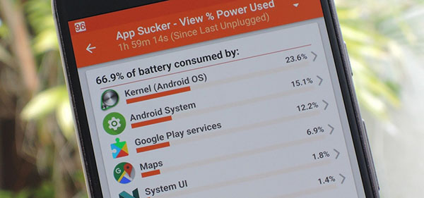 GSam Battery Monitor cung cấp chi tiết thông tin về việc sử dụng pin