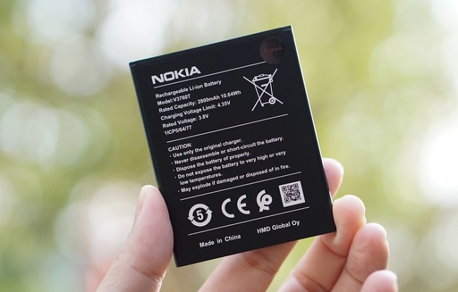 Viên pin Nokia C2 có thể tháo rời