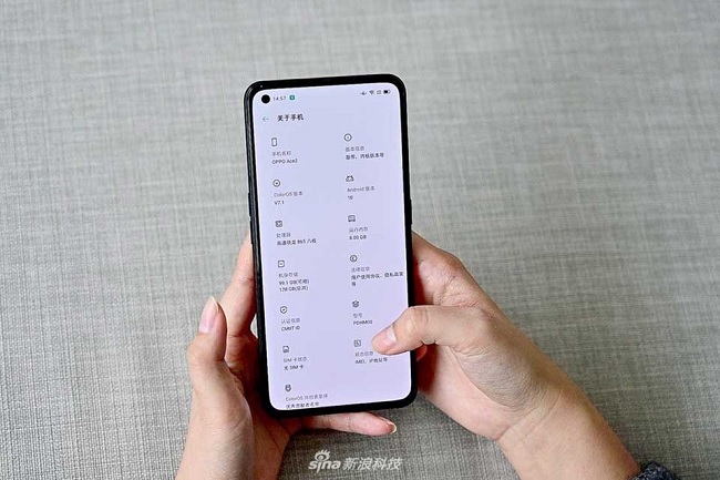 Cấu hình OPPO Ace2