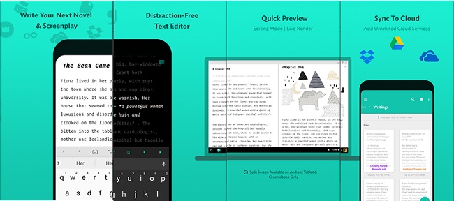 JotterPad có tích hợp từ điển Anh-Anh giúp người dùng luyện tập tiếng anh mọi lúc mọi nơi