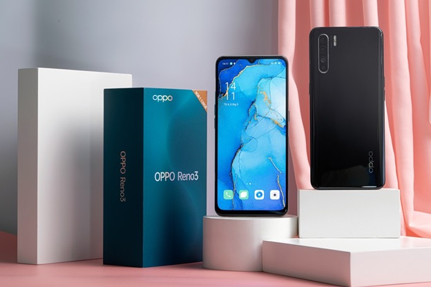 OPPO Reno3 phiên bản màu đen