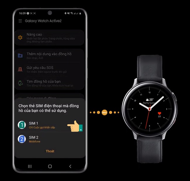 eSIM Galaxy Watch Active 2 LTE mang đến trải nghiệm không giới hạn cho người dùng, cho phép kết nối internet và sử dụng các tính năng thông minh mọi lúc mọi nơi mà không cần phải dùng kết nối Wi-Fi hay Bluetooth.