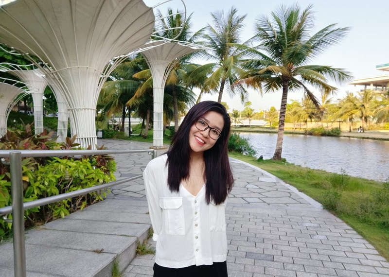 Ảnh chụp thường trong điều kiện đủ sáng từ camera selfie OPPO Reno3 Pro