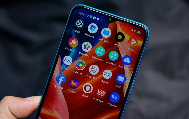 Camera selfie 5MP hỗ trợ nhận diện khuôn mặt