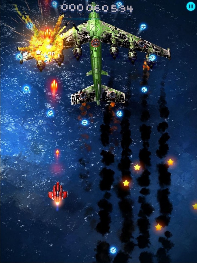Một cảnh trong Game Sky Force