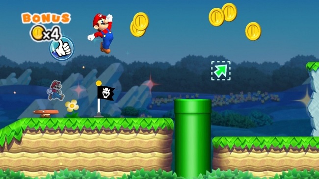Cảnh game Mario Run