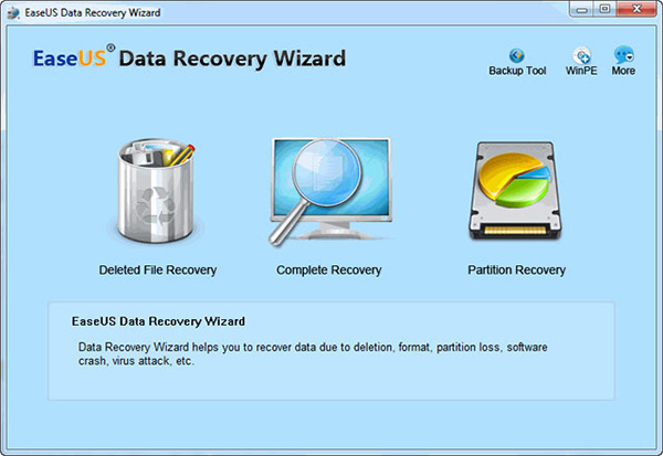 Khởi chạy phần mềm Data Recovery Wizard trên máy tính
