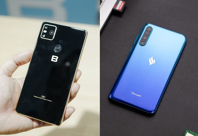 So sánh nhanh Bphone B86s và Vsmart Live về thiết kế