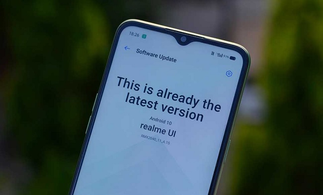 Realme Narzo 10 chạy hệ điều hành Android 10 trên giao diện Realme UI