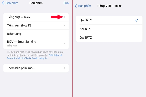 bàn phím iphone