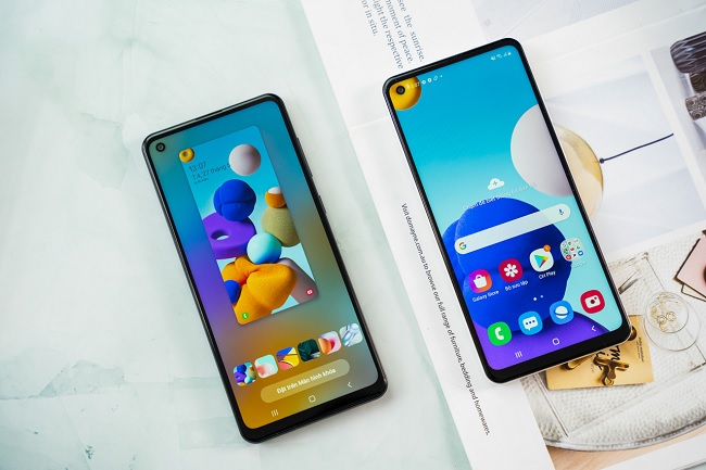 Samsung Galaxy A21 được đánh giá ca cả vể thiết kế và cấu hình