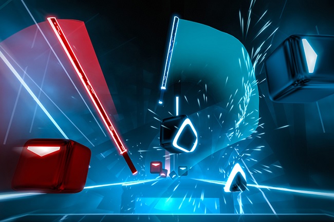 Game Beat Saber cần có kính thực tế ảo để chơi