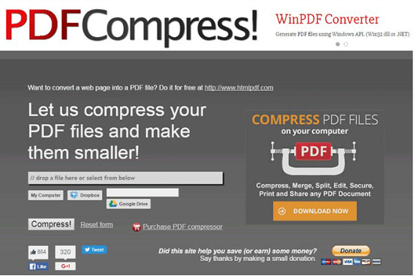 Tải và cài đặt công cụ Free PDF Compressor cho máy tính