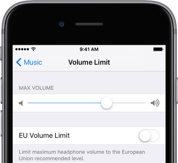 iPhone xách tay ở Châu Âu bị giới hạn âm thanh