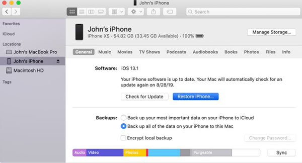 Cách tiến hành Restore iPhone bằng công cụ iTunes