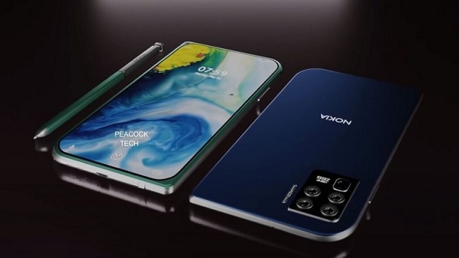 Mặt trước và mặt sau của Nokia 7610 5G