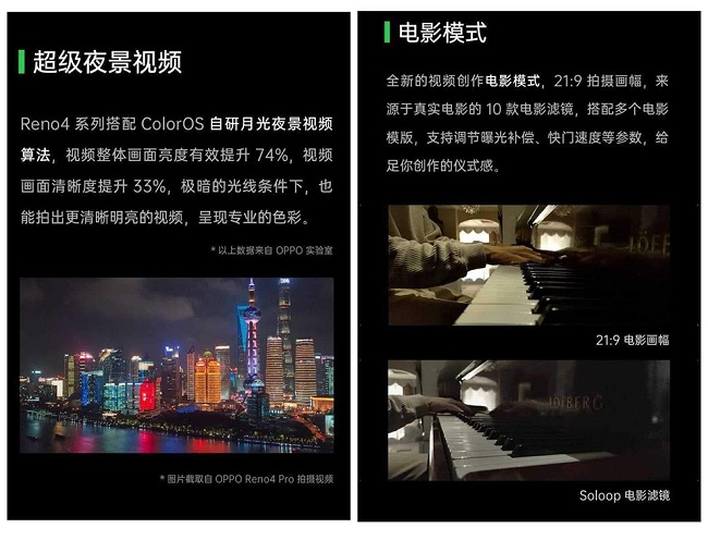 Thuật toán mới Moonlight Night Scene Video giúp quay video với chất lượng tốt hơn trong điều kiện ánh sáng yếu
