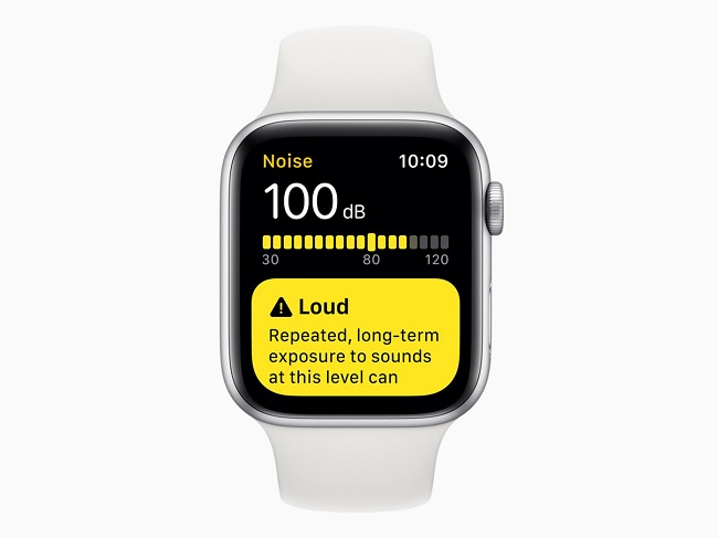 Apple Watch đo được độ ồn