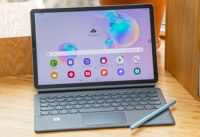 Galaxy Tab S7 sẽ có viền màn hình siêu mỏng, bút S-Pen và phụ kiện bao da kiêm bàn phím
