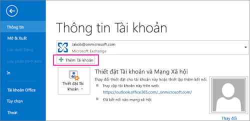 Chọn Thêm Tài Khoản