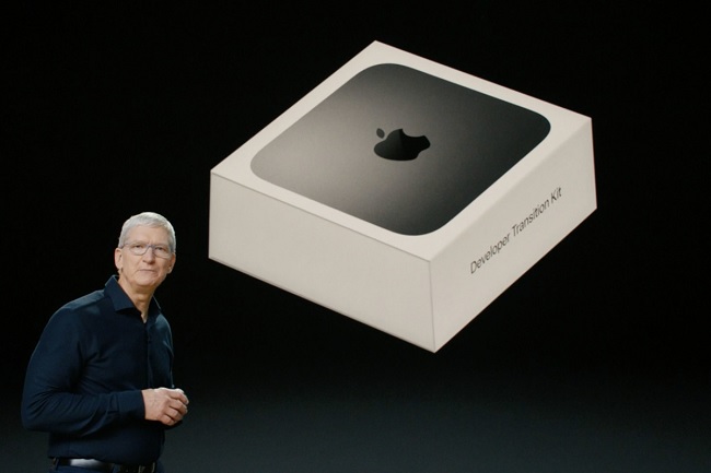 Cận cảnh máy Mac Mini sử dụng con chip A12Z của Apple