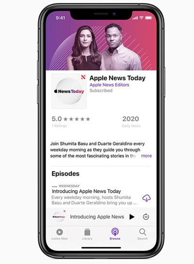 Apple News Today được miễn phí các ngày làm việc trong tuần.