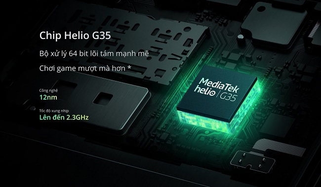 Chip Helio G35 mới được trang bị trên Realme C11