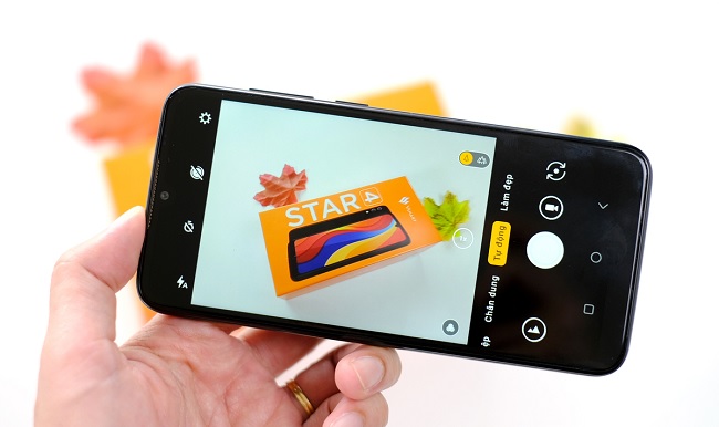 Giao diện camera của Vsmart Star 4