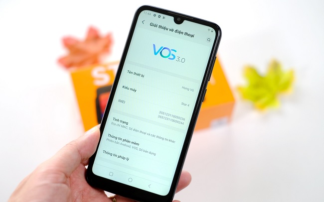 Vsmart Star 4 chạy hệ điều hành Android 10, giao diện VOS 3.0