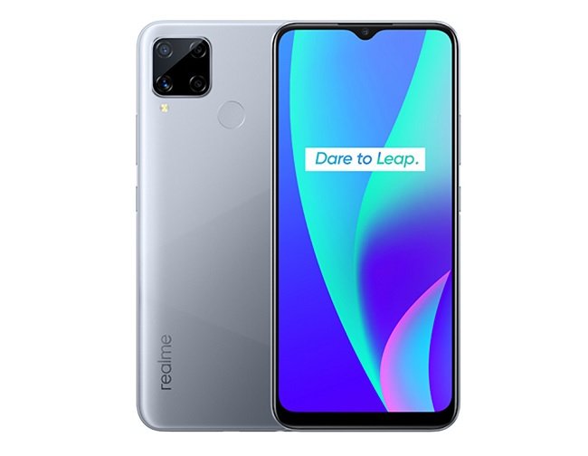 Realme C15 màu bạc