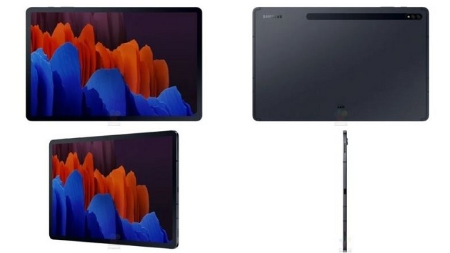 Các góc cạnh của Galaxy Tab S7, S7+