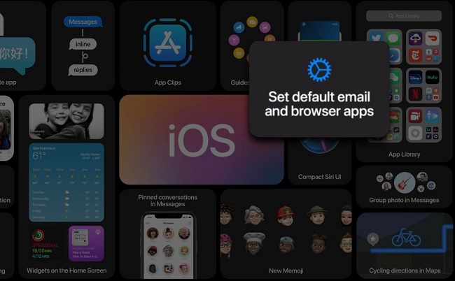 Apple ra mắt tính năng thay đổi ứng dụng mặc định trên iOS 14