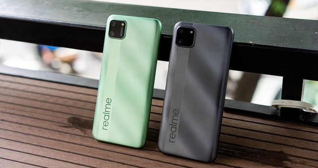 Realme C11 có 2 màu sắc trẻ trung, lạ mắt