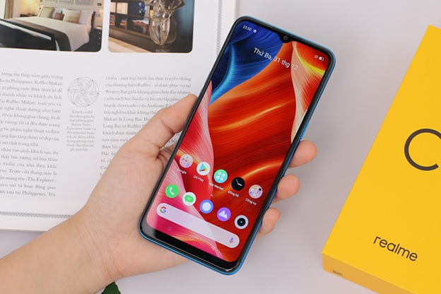 Màn hình Realme C3 rộng 6.5 inch