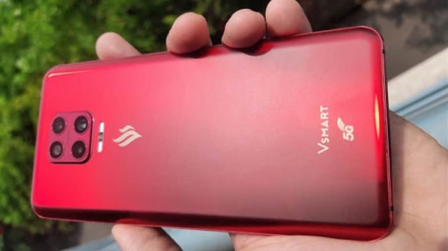 Vsmart 5G màu đỏ vừa được tiết lộ