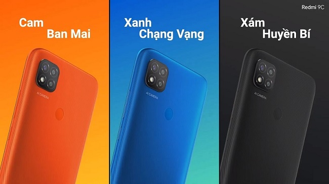 3 màu sắc Redmi 9C