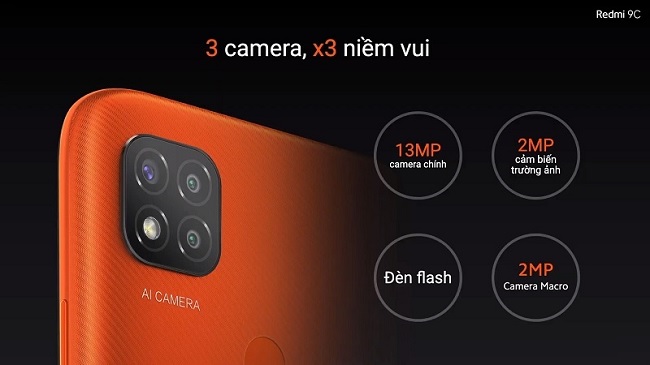 Camera sau của Redmi 9C