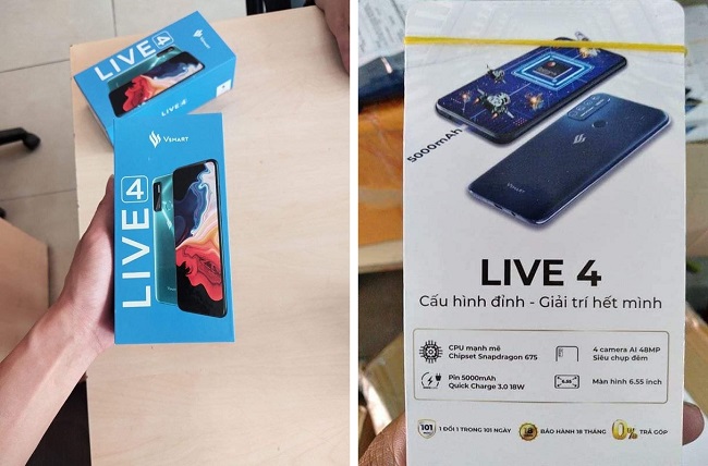 Hộp đựng Vsmart Live 4