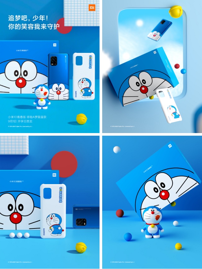 Xiaomi chính thức ra mắt có tên là Mi 10 Youth Doraemon Edition