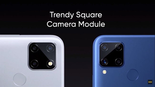 Cụm camera vuông độc đáo được trang bị trên Realme C12 và C15