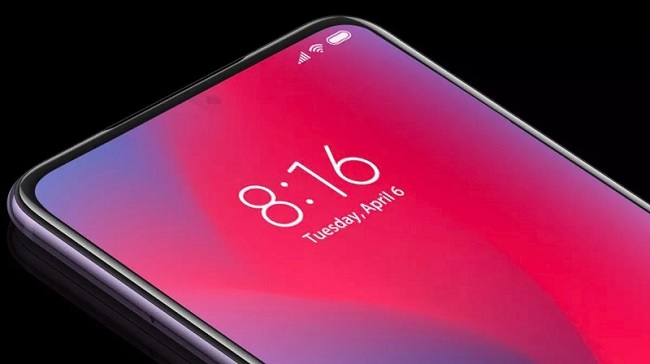 Ảnh minh họa smartphone camera ẩn dưới màn hình