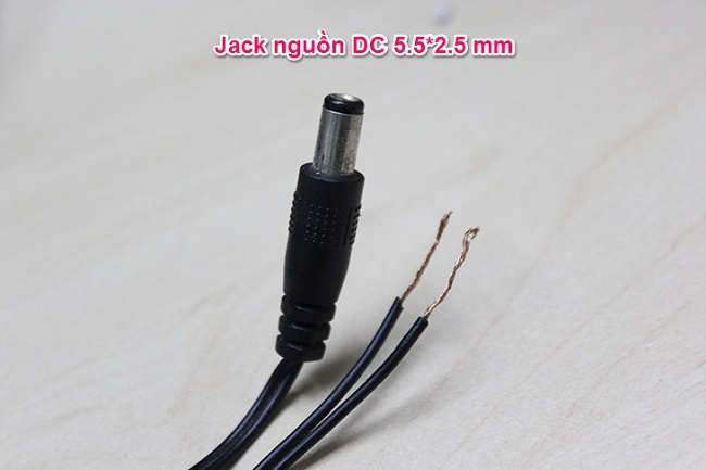 Jack nguồn loại DC 5.5*2.5 mm