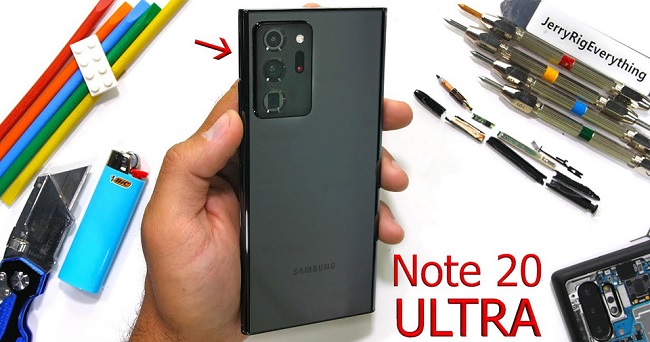 Galaxy Note 20 Ultra được đem ra làm thí nghiệm cho những màn tra tấn dã man